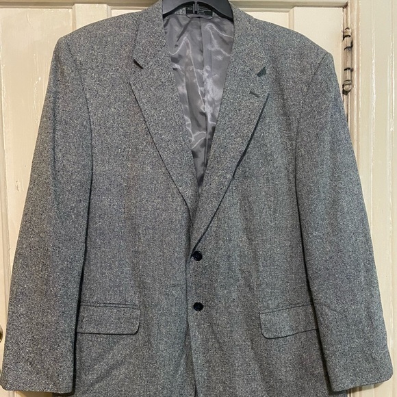 Towncraft‎ men’s 2 button single vent %100 silk jacket / blazer 48R - Picture 1 of 9